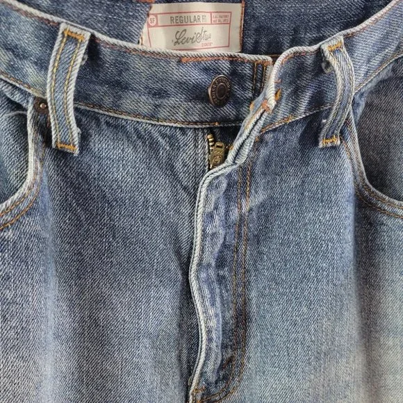 LEVI STRAUSS SIGNATURE 1873 regular fit denim Sz 34X36 - Picture 3 of 7
